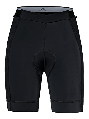 Schöffel Damen Skin Pants 4h L, atmungsaktive Radhose mit Polster für optimale Performance, Fahrrad Unterhosen mit 4-Wege-Stretch und bakteriostatischer Silbernitrat-Behandlung, black, 42 im Sale